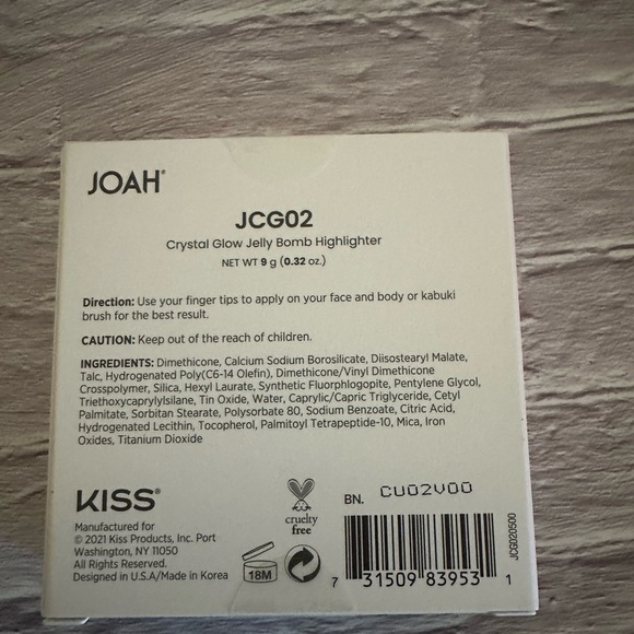 JOAH Crystal Glow Jelly Bomb Highlighter - JCG02 - Picture 2 of 4